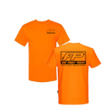God, Family, Trucks Safety Orange Work Shirt