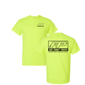 God, Family, Trucks Safety Green Work Shirt