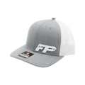 Grey Metal Badge Snapback