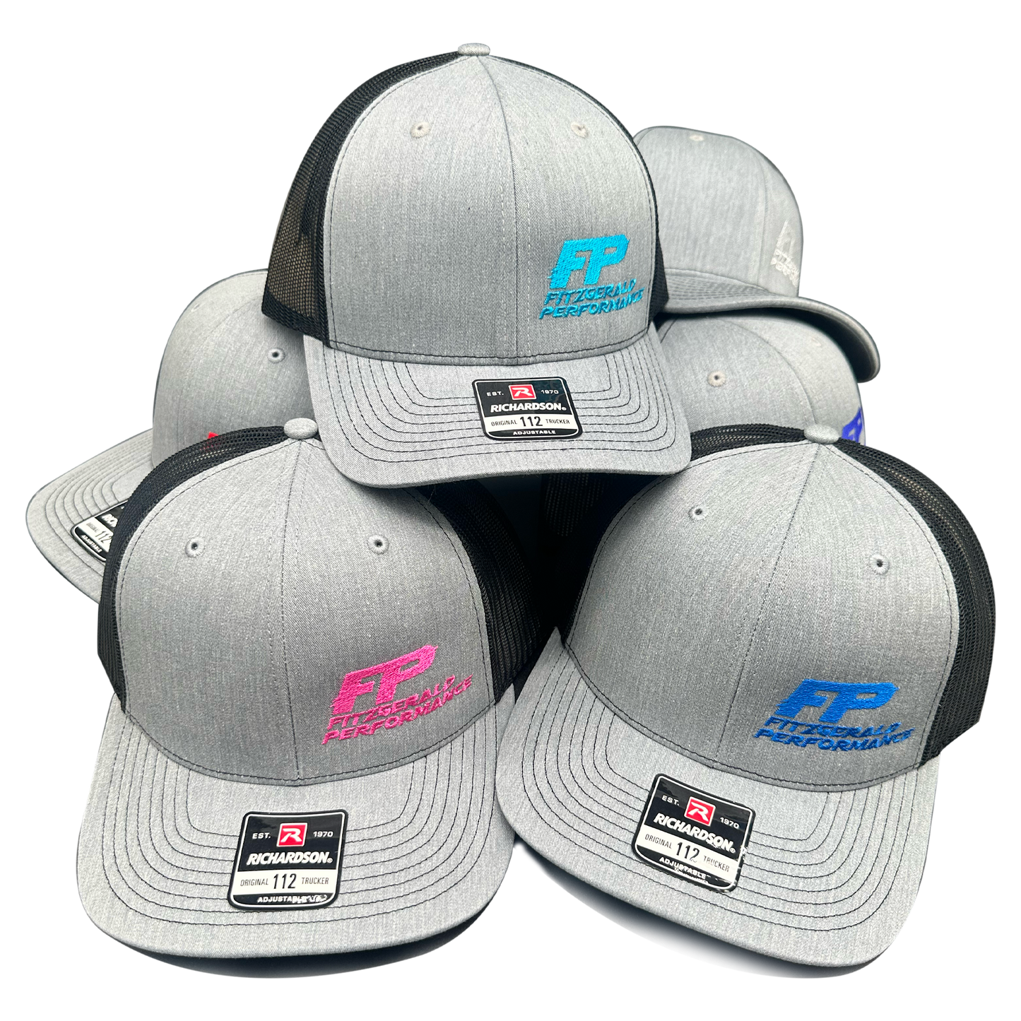 FP Hat Heather Gray/Black (Richardson 112)