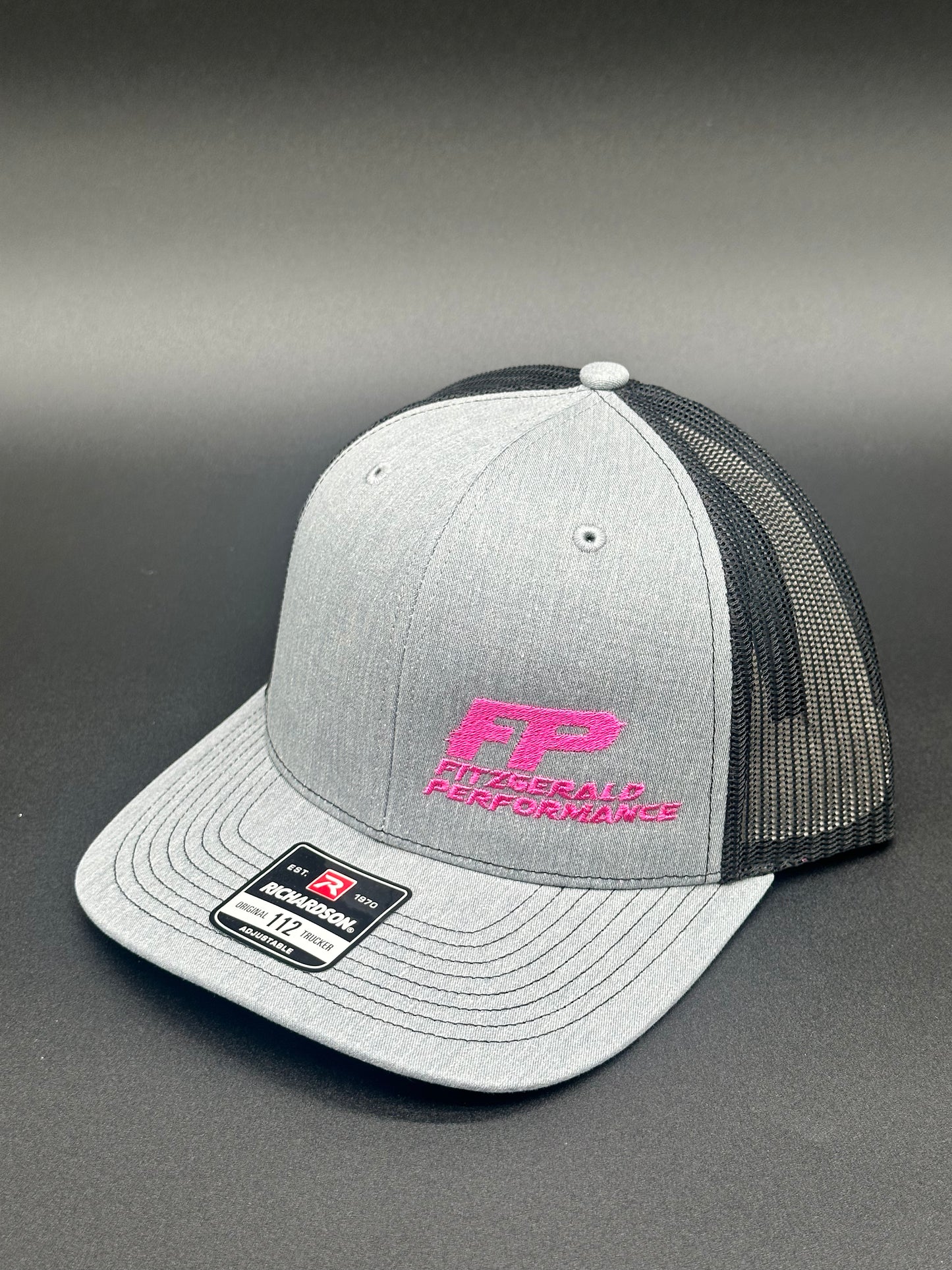 FP Hat Heather Gray/Black (Richardson 112)