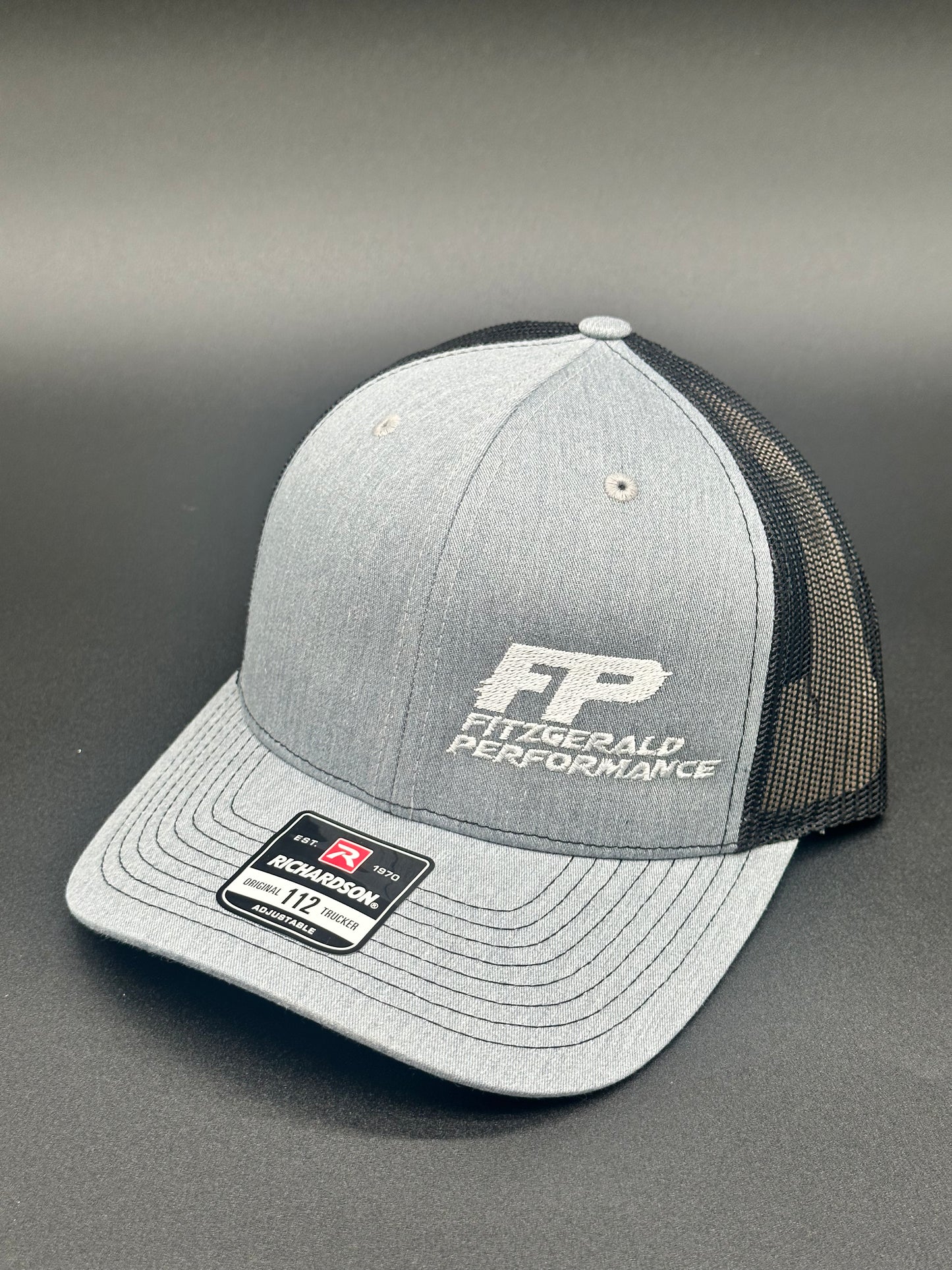 FP Hat Heather Gray/Black (Richardson 112)