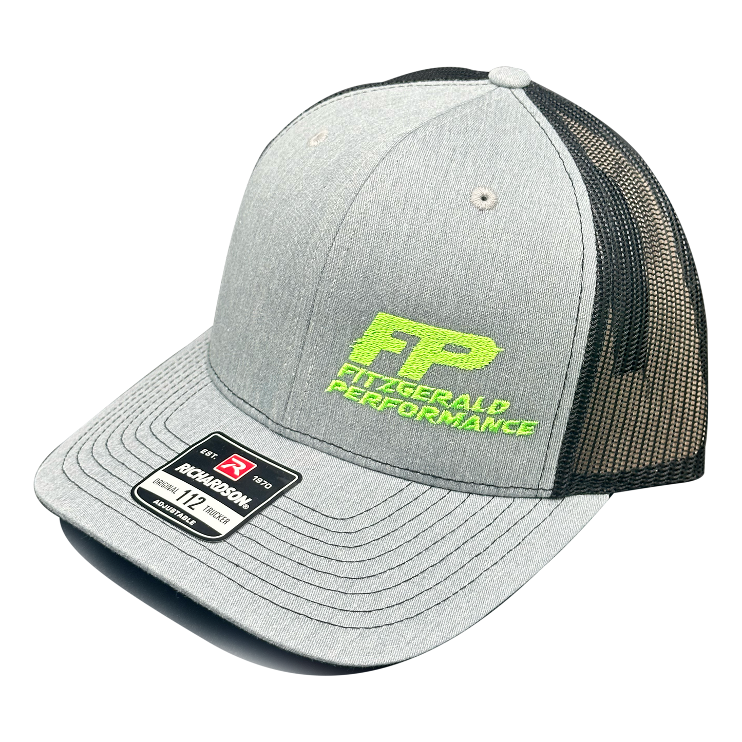 FP Hat Heather Gray/Black (Richardson 112)