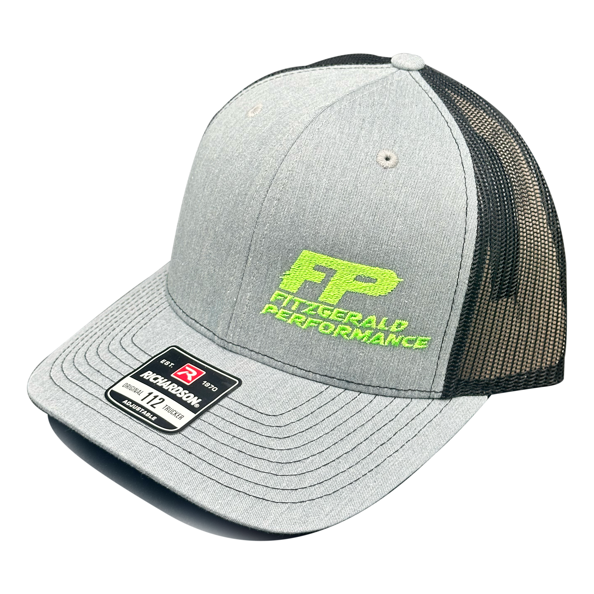 FP Hat Heather Gray/Black (Richardson 112)