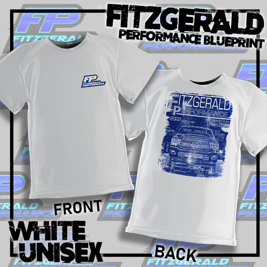 White Blueprint T-Shirt