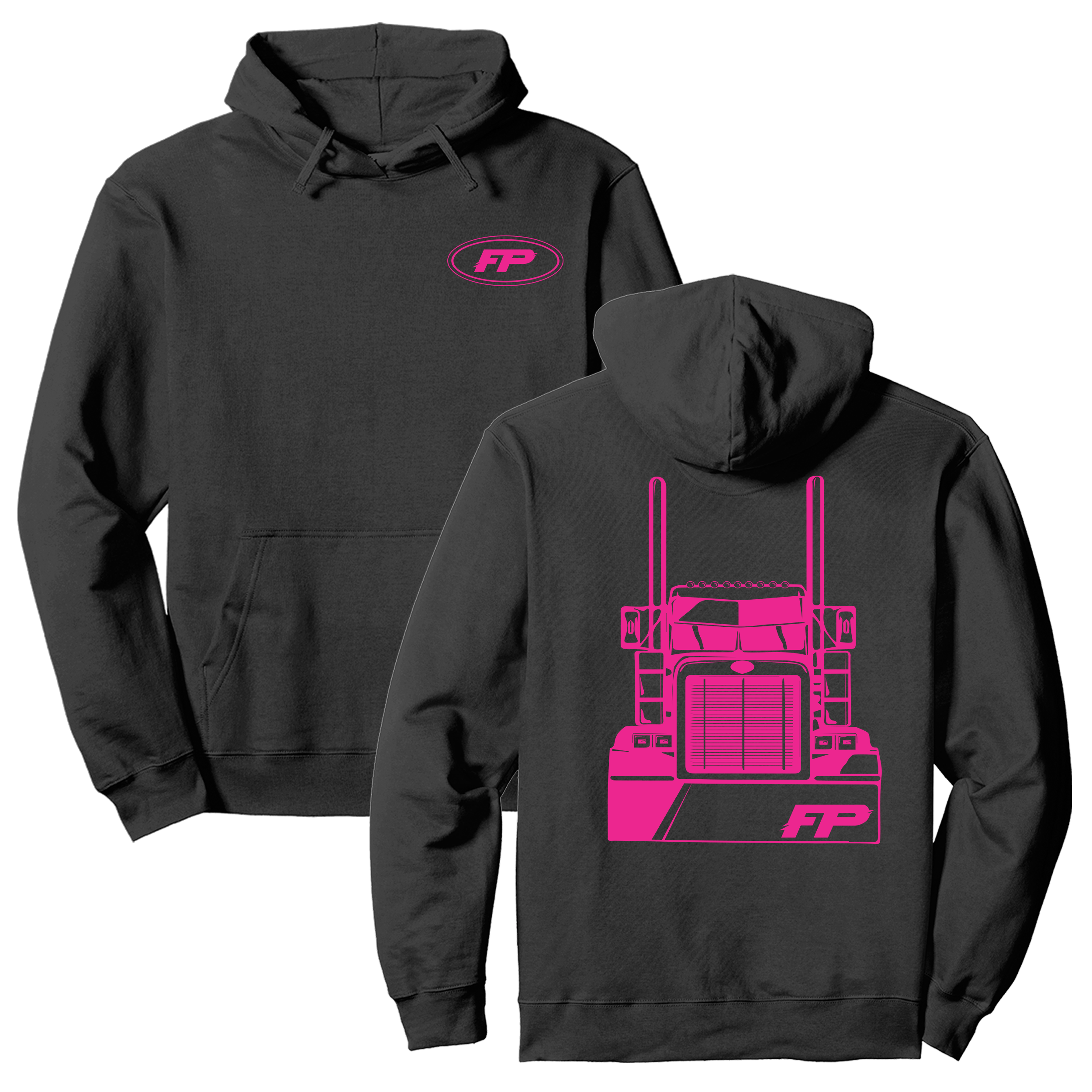 Pink Peterbilt Hoodie