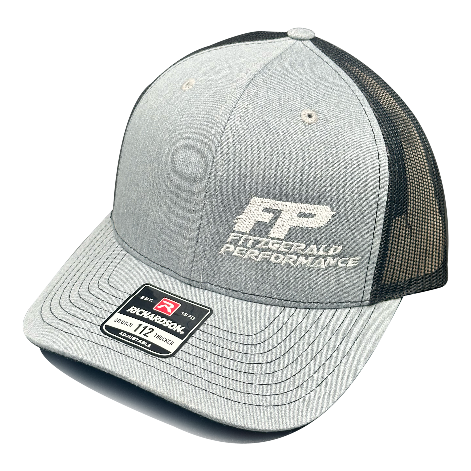 FP Hat Heather Gray/Black (Richardson 112)