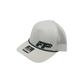 White Metal Badge Rope Hat