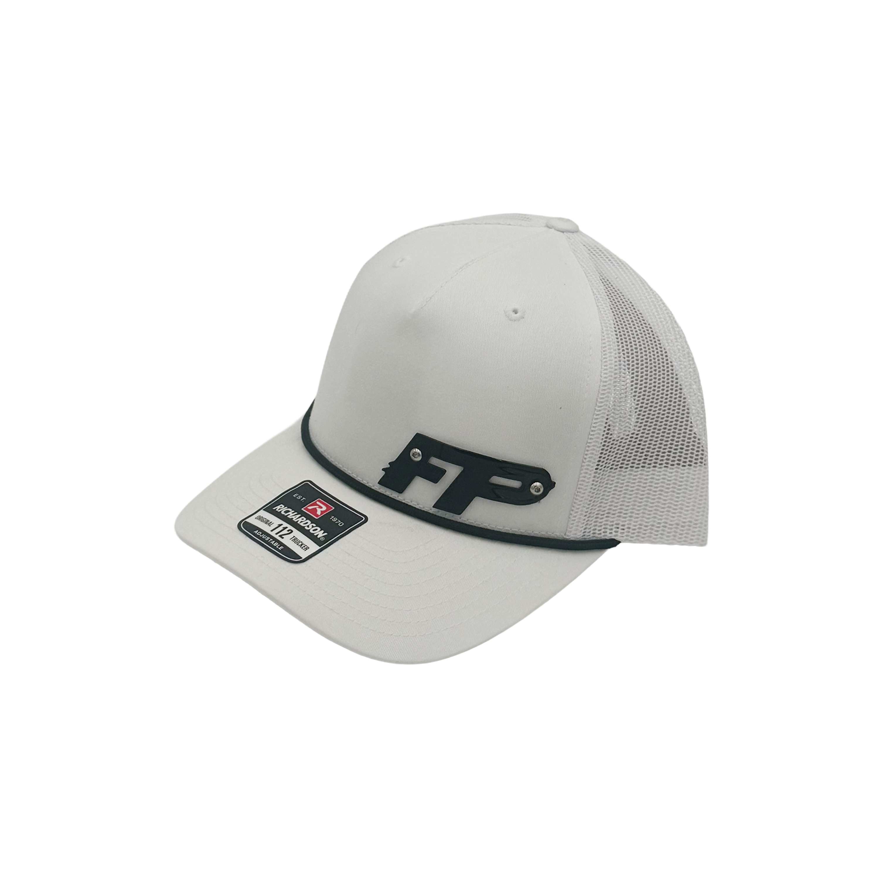 White Metal Badge Rope Hat