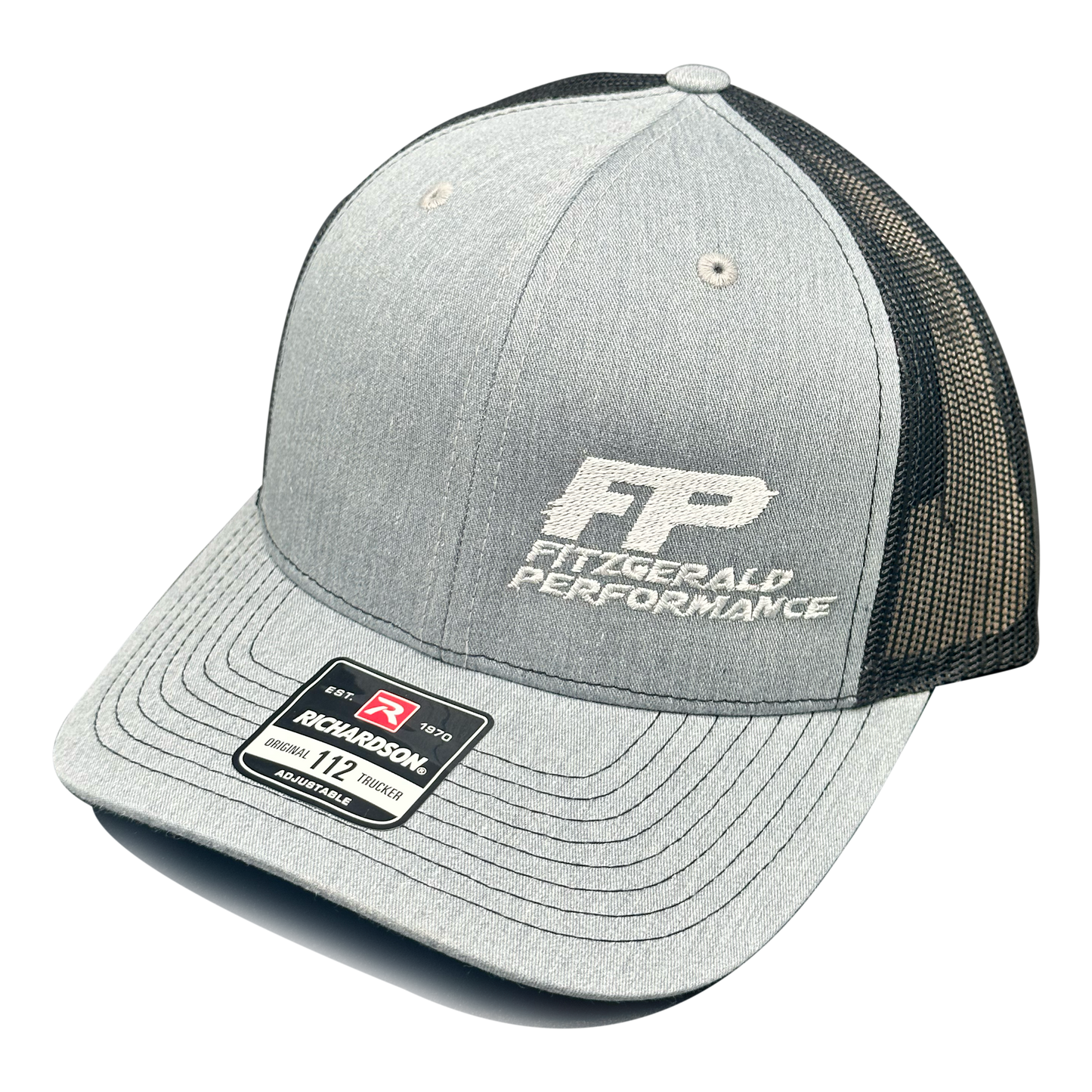 FP Hat Heather Gray/Black (Richardson 112)