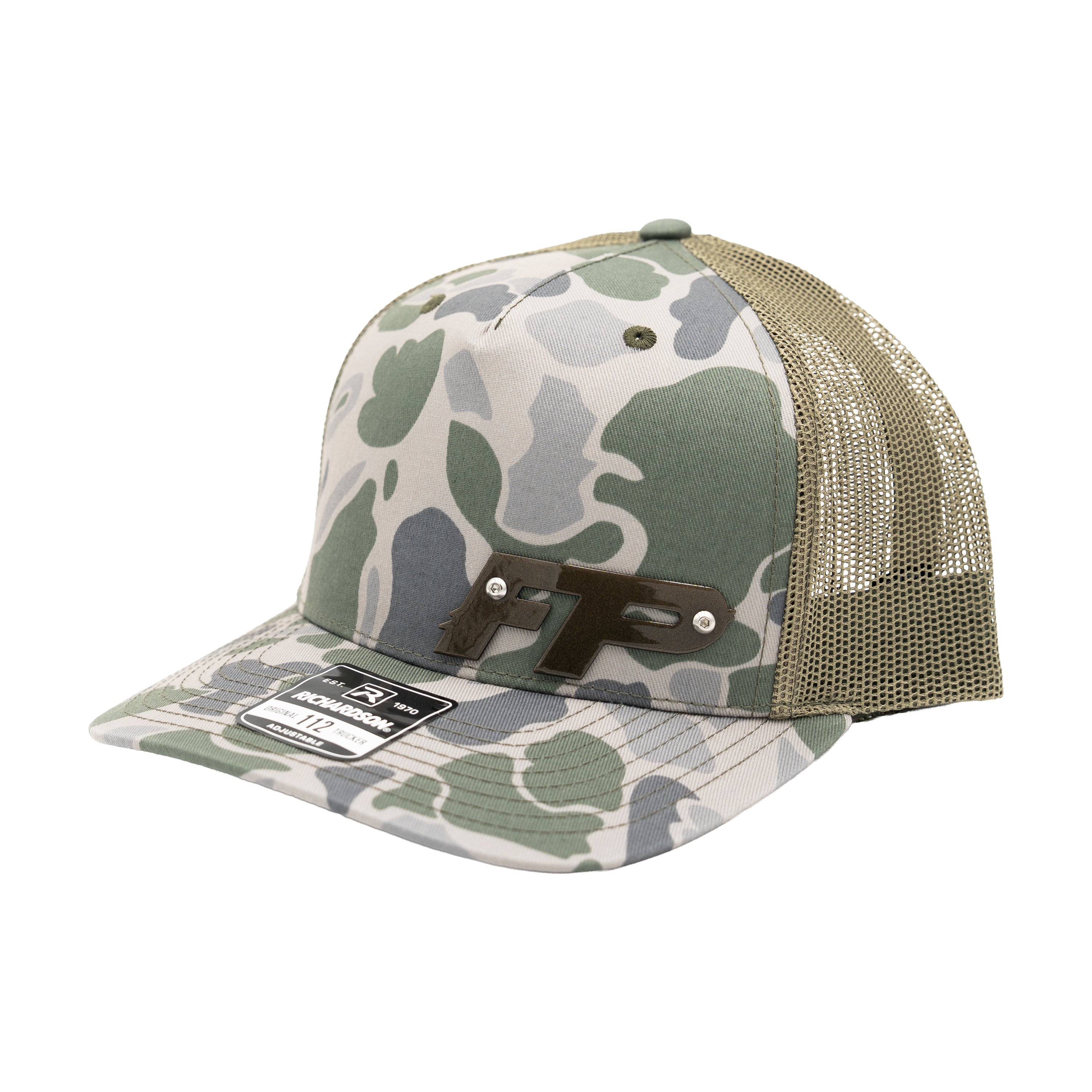 Marsh Camo Metal Badge Snapback