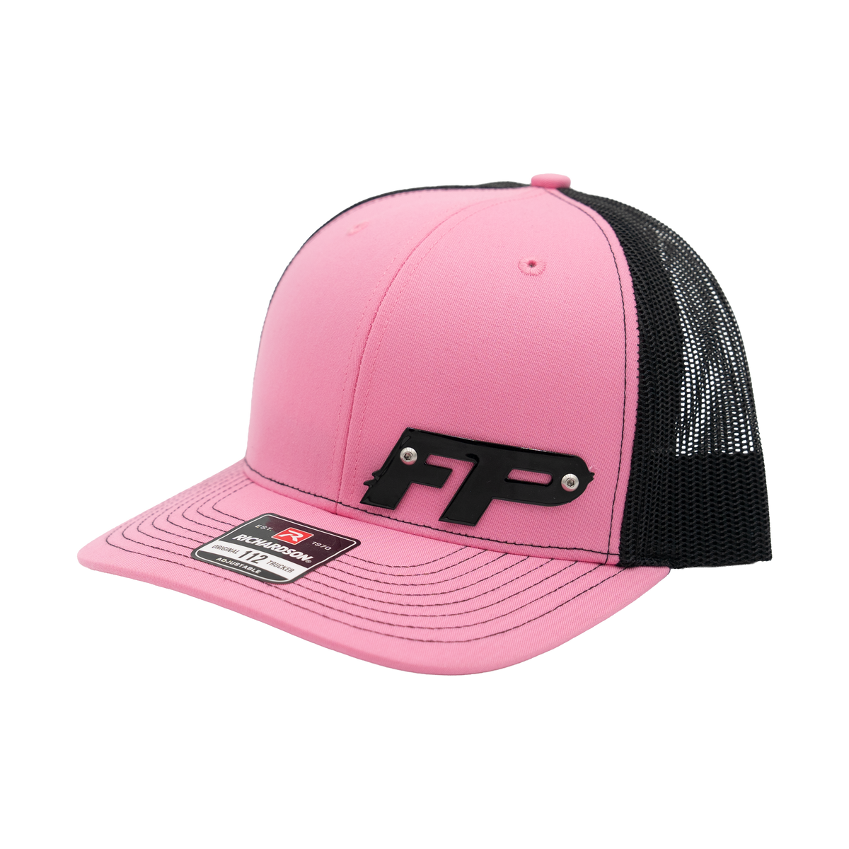 Pink Metal Badge Snapback