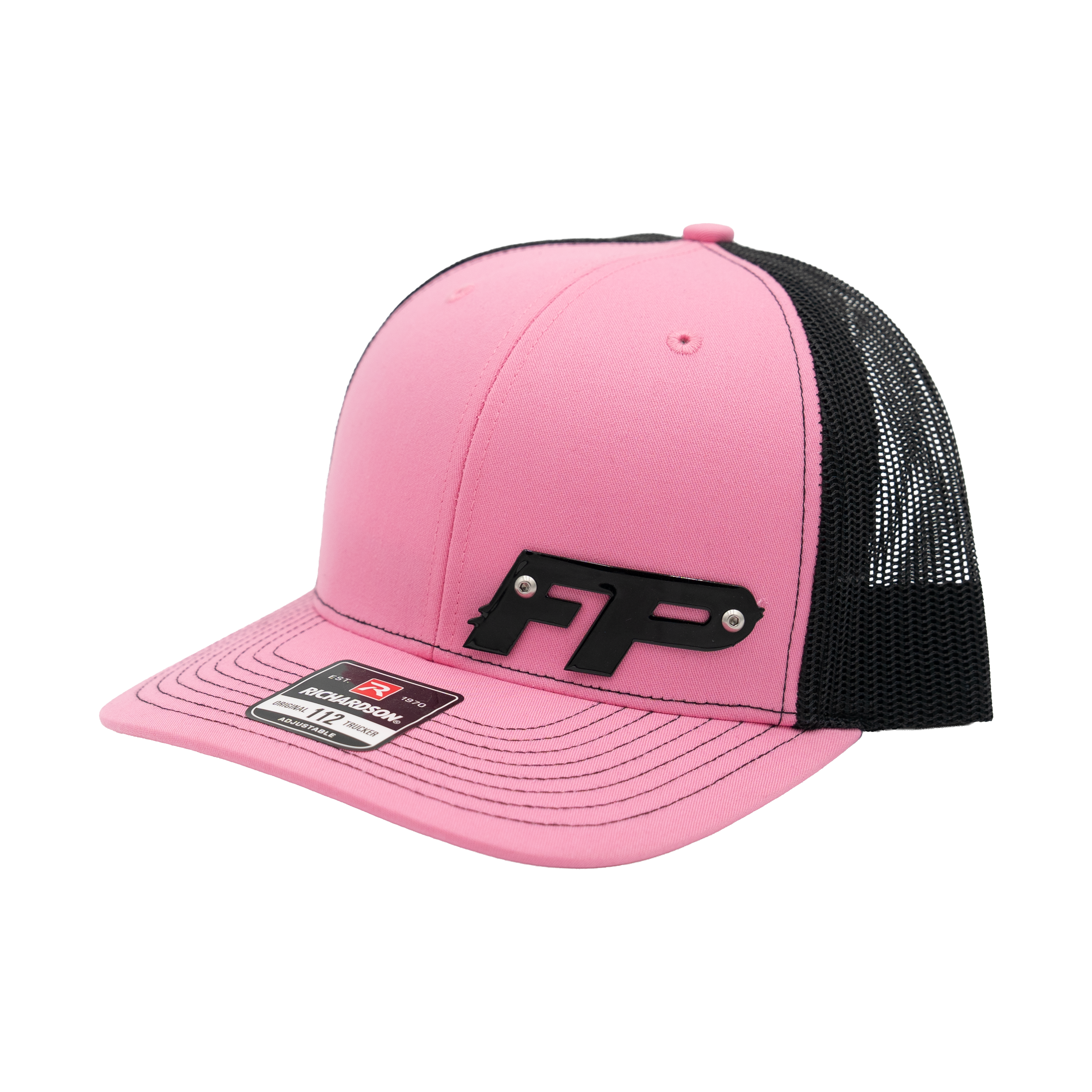 Pink Metal Badge Snapback