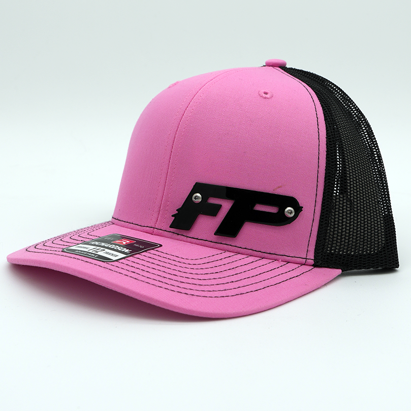 Pink Metal Badge Snapback