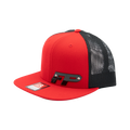 Red Metal Badge Flatbill