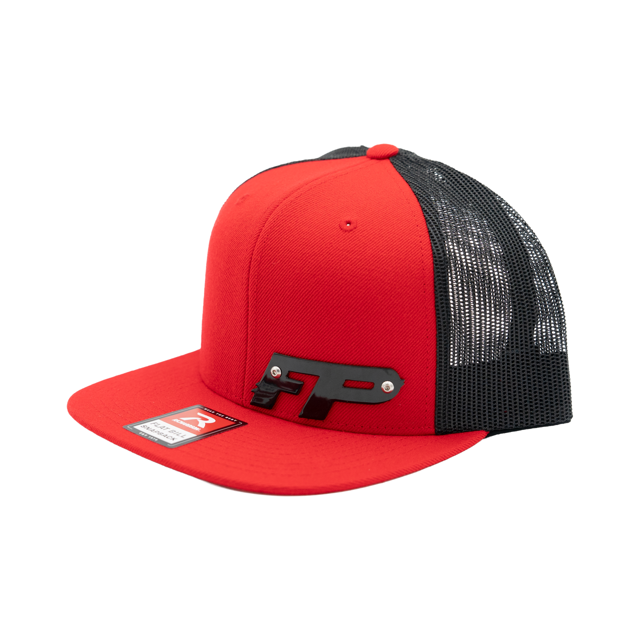 Red Metal Badge Flatbill