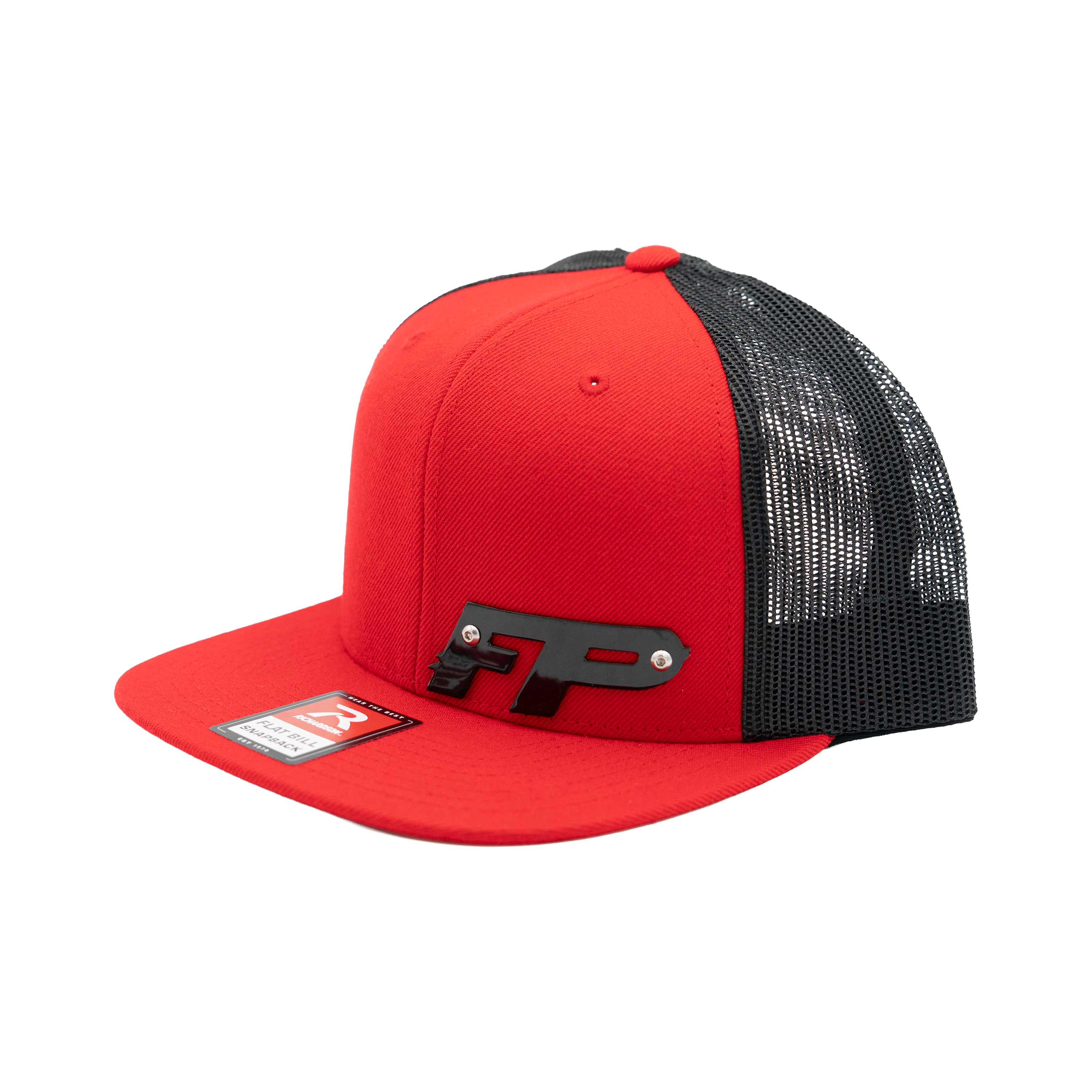 Red Metal Badge Flatbill