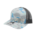 Saltwater Camo Badge Snapback