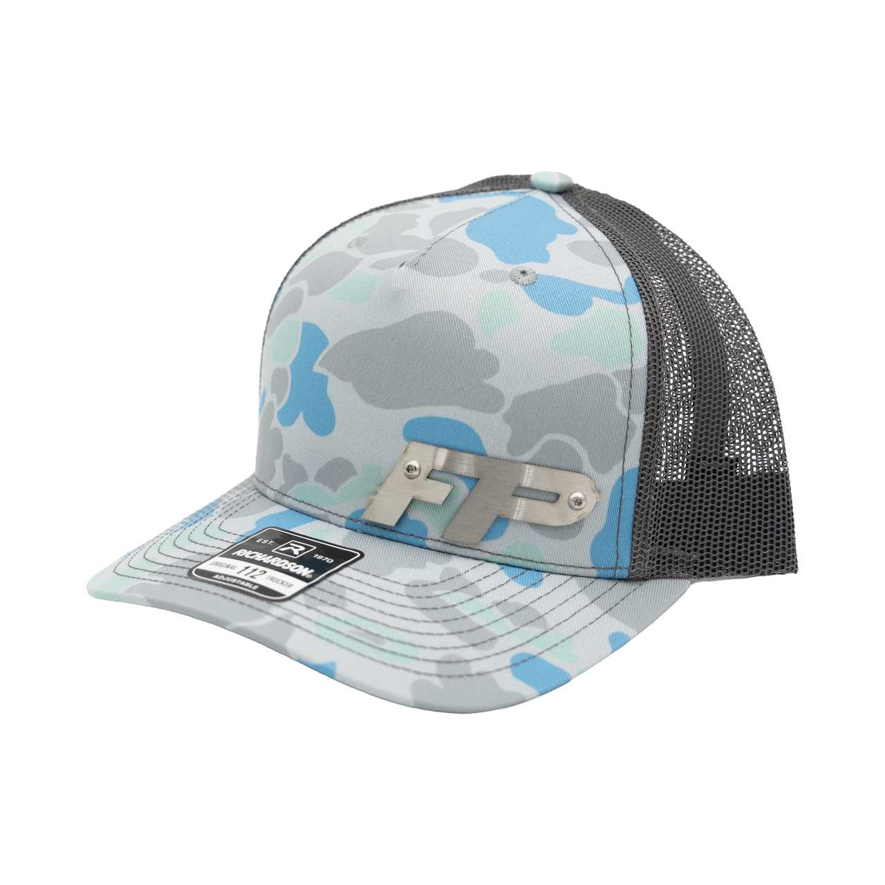 Saltwater Camo Badge Snapback